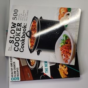 Set of 2- Brand New Slow Cooker/Crockpot Recipe Books